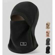 Winter Cycling Warm Hat, Windproof Face Mask, Thick Protective Scarf, Cycling Balaclava, Wind-Resistant Ear Muffs, Yoga Headband - A - View 5