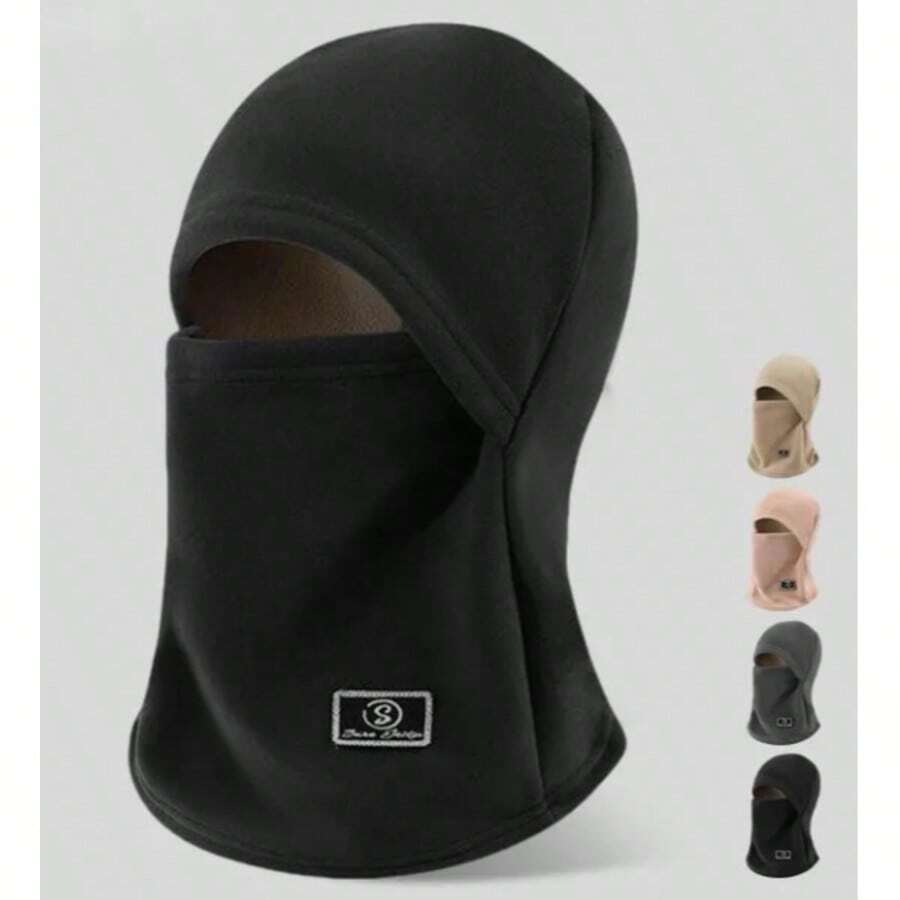 冬季骑行保暖帽、防风面罩、加厚防护围巾、骑行头套、防风耳罩、瑜伽头带 - A - 查看 1