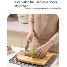 Silicone Drain Mat, Kitchen Sink Dish Drying Pad, Fruit & Vegetable Drainer, Countertop Protector Mat - Multicolor - View 6