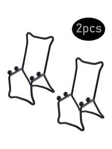 1pc Portable Iron Smartphone Holder, Slouchy Person Tablet Desktop Stand - Multicolor - View 12