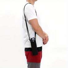 Diving Fabric Water Bottle Holder With Strap, Solid Color Bottle Cover With Backpack Clip, Portable And Shockproof, Suitable For Hiking, Camping, Sports, Set Of Cup Sleeve And Strap - Multicolor - View 5