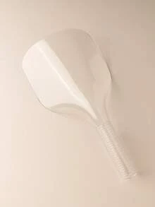 1pc Handheld Transparent Face Shield, Hair Styling Spray Mist Protector, Haircut Bangs Debris Guard, Multi-Functional Face Mask - Multicolor - View 3