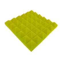 Tratamiento de insonorización con relleno, espuma acústica para estudio, Panel de tratamiento de sonido, espuma insonorizada ISE5 - Amarillo - Ver 2