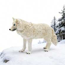 Tượng sói Bắc Cực thu nhỏ, mô hình đàn sói hoang dã mini để trang trí nhà cửa, chất liệu nhựa, đồ thủ công trang trí nghệ thuật nhà cửa, trang trí phòng khách, lối vào, tủ TV, quà tặng bạn bè, quà tặng hoàn hảo cho Ngày của Cha. - Nhiều màu - Xem 5