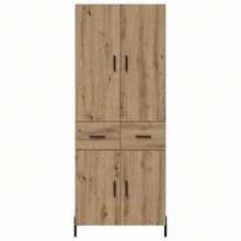 vidaXL Highboard Artisan-Eiche 69,5 X 34 X 180 Cm Holzwerkstoff - Màu vàng - Xem 8