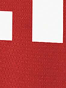 Áo thun bóng rổ nam thêu họa tiết, số 21, màu đỏ, cổ chữ V, không tay, thích hợp cho tiệc tùng và thể thao. - Đỏ - Xem 5