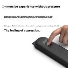 Correa para la cabeza para gafas de vuelo N3, cóy ajustable, cojín de PU, diadema de alivio de presión para DJL N3, correa de repuesto - A - Ver 5