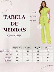Women's Long Cargo Jumpsuit With Front Zipper, Elegant Tailoring 9687 - WGSN xanh - Xem 7