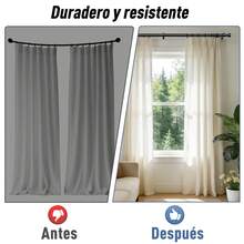 Curtain Window Rods - Black 1pc - View 7
