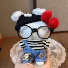 一套新款时尚可爱娃娃服装，适合10厘米高的猫咪毛绒娃娃，娃娃衣服，生日/圣诞节/新年礼物（注意：仅出售衣服，不含娃娃、眼镜、鞋子） - 彩色 - 查看 26