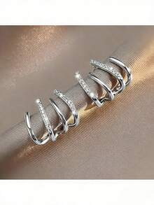 Elegant Claw Design Earrings, Zinc Alloy Jewelry - Style 1 - View 8