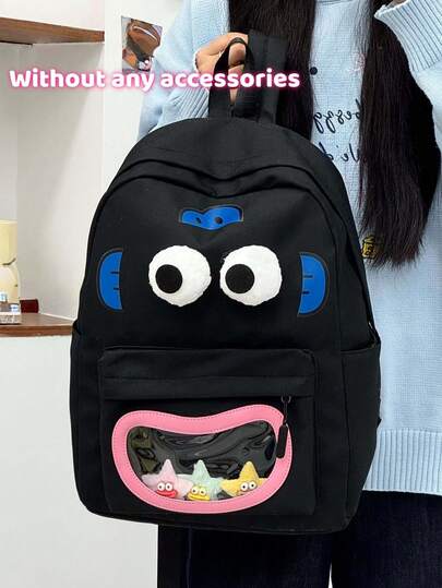 New Cartoon Cute Versatile Large Capacity Comfortable Minimalist Stylish Backpack, Suitable For Various Occasions
