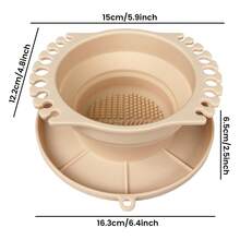 Paint Brush Cleaner Foldable Brush Rinse Cup With Palette Brush Storage Holder - C - View 6