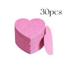 Compressed Cellulose Heart Shape Facial Sponges Natural Cosmetic Spa Sponges Reusable For Facial Cleansing Exfoliating - Coral Pink - View 21