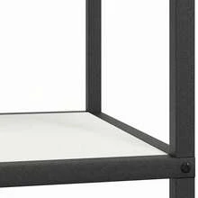 vidaXL Scaffale da cucina bianco 60 x 50 x 92 cm in acciaio - Bianco - Visualizzare 8