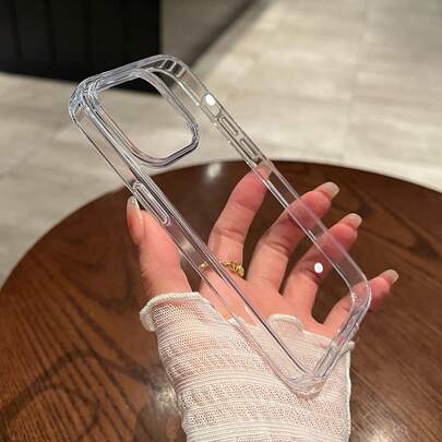 Carcasă de telefon din material acrilic transparent, minimalistă, culoare neagră, solidă, compatibilă cu 17 Pro Max/17 Pro/17 Air/17/16 Pro Max/16/16 Pro/16 Plus/11/15/15 Pro/15 Pro Max/12/13/14 Pro Max/XS/XR/11 Pro/11 Pro Max/12 Pro/12 Pro Max/13 Pro/13 Pro Max/7 Plus/14 Pro/14 Pro Max/14 Plus/7 Plus/8 Plus/8/SE2/12 Mini/13 Mini/16E, carcasă rigidă anti-îngălbenire, cadou de primăvară, ziua de naștere, aniversare