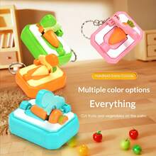 1pc 2026 Trending Creative Carrot Shaped Keychain, Stress Relief Toy, Backpack Pendant Gift, Perfect For Holidays, Birthdays, Valentine's Day, Unique Gift - Multicolor - View 5