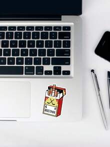 激烈竞争罗扎诺夫贴纸，激烈竞争冰球情侣贴纸，LGBT冰球球迷贴纸，Kindle笔记本电脑贴纸 - 彩色 - 查看 5