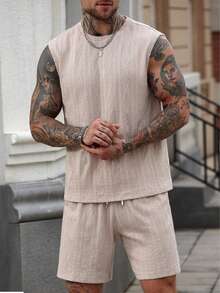 Verano    Regular    Cordón  Bolsillo  Botón delantero    Navideño  Halloween - Albaricoque - Ver 1