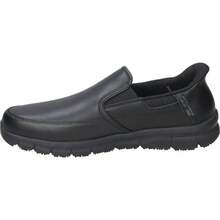 Skechers 斯凱奇 | 斯凱奇男士Nampa Broxtin一腳蹬工作鞋 – 黑色一腳蹬工作鞋 – 透氣記憶泡棉 – 防滑鞋底 – 工作鞋 – 型號 200304EC-BLK – ✅ 24/72小時送達西班牙（半島） - 黑色 - 查看 4