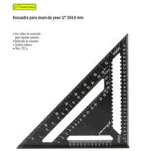 ESCUADRA PARA MURO DE YESO 12" 2599 LION TOOLS | MEDICIÓN Y TRAZO PRECISO - C - Ver 2