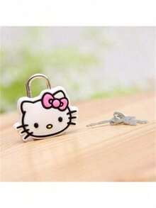 Sanrio 1/Piece Hello Kitty Chain Mini Lock, Cute Melody Cartoon Multifunctional Luggage Lock, Suitable For Suitcases, Drawers And Diaries, Perfect Birthday Gift, Valentine's Day, Wedding, Travel Accessories, Back To School Season - Multicolor - View 9