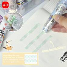 WQN 2个大容量双面胶点（按压式），3支9克白色固体胶棒，2张可爱卡通贴纸，高品质学习工具套装，返校必备 - 套裝 - 查看 4