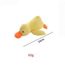 Large Plush Duck Dog Toy With Squeaker - Durable Chew Toy For Puppies Resists Tearing, Ideal For Golden Retrievers, Corgis, Pomeranians, And All Breeds - Soft, Chewable Interactive Play Toy For Puppies And Large Dogs - 黃色 - 查看 6