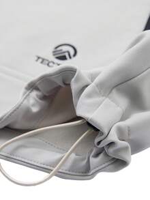 TECTOP Winter Outdoor Sports Soft Shell Jacket, Fleece Elastic Fabric, Casual Comfortable, Zipper Hoodie, Dual Side Zipper Pockets - 灰色 - 查看 8