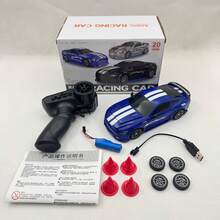 1:24 Scale Remote Control Drift Car, 2.4Ghz RC Toy With Lights, Tires And Obstacle Tools, Ideal Gift For Boys And Girls On Birthday, Halloween, Christmas, Thanksgiving - 20km/H High-Speed Drift Racing Car, 2-In-1 All-Terrain Off-Road Vehicle, Plastic RC Car With Drift Mode - Multiple Colors and Styles Of Drift Cars - View 18