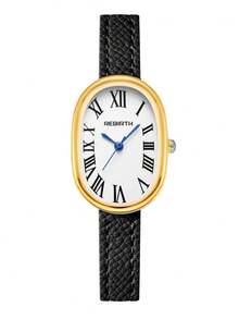 1件女士复古罗马数字时尚石英腕表，适合日常佩戴 - 均碼 - 查看 10