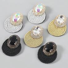 Women Stud Earrings - White - View 3