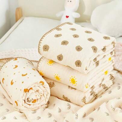 婴儿毯、儿童小毯、柔软纱布毯、串珠毯、儿童纱布被、幼儿园午睡毯、串珠绒被、双面被、婴儿小毯、薄款小毯