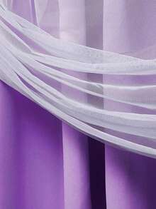 Rèm cửa hai lớp, vừa mỏng vừa cản sáng, thiết kế tối giản hiện đại, phù hợp cho phòng khách, phòng ngủ, ban công, rèm trang trí cho cửa sổ lồi. - Màu tím - Xem 7