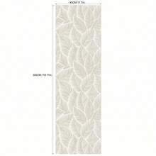 1 Piece Extra Long 45 X 300 Cm (1. 5m Self-Adhesive Wallpaper - Self-Adhesive, Waterproof, Removable Leaf Pattern Wallpaper - Modern Minimalist Vinyl Wallpaper For Living Room, Bedroom, Kitchen - Easy Installation & Damage-Free Removal - Home Culture Wallpaper, Wall Covering, Contemporary Style, Durable Material, Decorative Wall Art, Interior Architects - RW580-3M - 查看 5