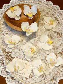 5/15 bông hoa lan Phalaenopsis trắng nhân tạo sống động như thật, kết cấu chân thực, phù hợp cho nhiều mục đích trang trí DIY. Ứng dụng cho bó hoa DIY, cắm hoa, trang trí nhà cửa, trang trí tiệc, phụ kiện cưới, trang trí bàn, tường hoa, trang trí phòng ngủ và phòng khách. Lý tưởng cho Ngày của Mẹ, Ngày của Cha, Lễ tốt nghiệp, Sinh nhật, Đám cưới và các dịp khác. - Nhiều màu - Xem 8