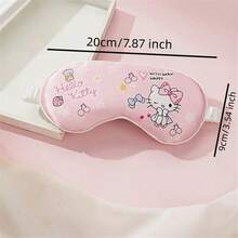 SANRIO 三丽鸥 1/、Coolomi、Melody 和 Cinnamon 小狗可爱睡眠眼罩 - 送给朋友的完美礼物，助眠眼罩，适合生日礼物、旅行配件、返乡季、酒店、婚礼、情人节等场合，非常柔软轻薄亲肤，四季皆宜（随机图案） - 卡通 - 查看 3