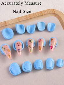 专业可穿戴美甲模具粘土 – 简易可穿戴盔甲模具粘土套装，1:1 混合使用，无需计量即可定制速干美甲模具，DIY 美甲模具工艺用品 - 彩色 - 查看 5