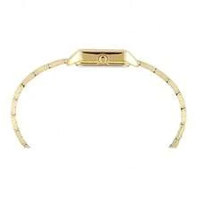 Casio LTP-V007G-9E Square Case Watch & Bracelet Set, Chic Minimal Design, Stainless Steel Link Strap, Fashion Quartz Wristwatch For Office, Casual & Gift Giving - one-size - View 3