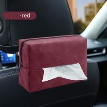 Multi-Functional Universal Tissue Box Simple Armrest Box Seat Hanging New Square Flip Leather Tissue Box Car Tissue Box - Tissue Pack - View 13