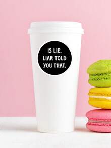 "Is Lie. Liar Told You That" Quote Sticker - Funny Ilya Rozanov Russian Accent Decal, Heated Rivalry Bookish Sticker For Kindle & Water Bottle - Multicolor - View 3