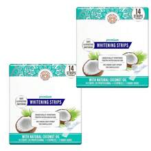 Berlix Teeth Whitening Strips Enamel  For Teeth Whitener, Whitening Strips With Coconut Oil, Formulated To Be Gentle & Non Slip And Quick-Dry, Stains Removal DMPL - As Shown In the Figure - View 8