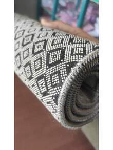 Abstract Cat Area Rug, Modern Geometric Cat Art Carpet, Colorful Living Room Decor, Animal Lover Gift Rug, Washable Rug, Non Slip Rug - 彩色 - 查看 9