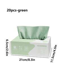 10pcs/20pcs Highly Absorbent Kitchen Cleaning Sponges, Thickened Durable Dishwashing Cloths, Disposable Slouchy Wipe Rags - Rectangular - View 12