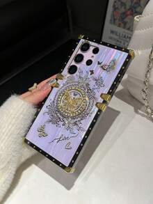 Aurora Bracket Phone Case Compatible With IPhone 11/12/13/14/15 Pro Max, Galaxy S24/S23/S22/S21 Ultra, A13/A14/A22/32/34/52/53/54/72/73/24, Z Flip 6/5/4/3 - Purple - View 5