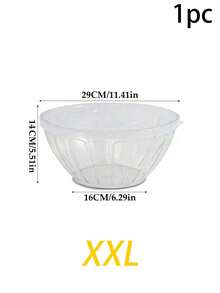 1pc/2pcs Round Plastic Food Storage Containers With Lids - Transparent Sealed Salad Bowls, Suitable For Meal Prep, Fruits, Snacks | Portable Kitchen And Picnic Bowl Set, Kitchen Utensils, Meal Prep, Food Storage Containers, Such As Tabletop Nuts, Dining Accessories - Transparent - View 14