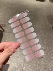 全贴甲贴，全覆盖甲贴，女士美甲装饰贴，自粘甲贴，易于使用，适合日常、派对、聚会、情人节等场合，美甲装饰用品 - 彩色 - 查看 3