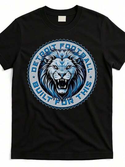 Camiseta de algodón negra para hombres y mujeres con estilo vintage, cuello redondo, manga corta, cómoda camiseta de fan de deportes, para uso en todas las estaciones, unisex, artículo talla grande vendido, suave, transpirable, ligera - Cuello de tripulación, ajuste regular - Lavable a máquina, cómoda camiseta de cuello de tripulación de manga corta con estampado gráfico