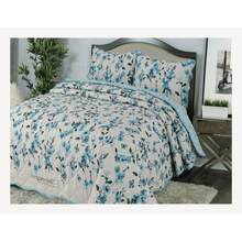3pcs Luxury Patchwork Reversible Bedspread Quilted Throw Printed Bedding Set Double & King Soft And Breathable - Patchwork - View 6