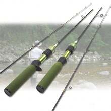 Joran Pancing Umpan Mikro SEACHASER 1,4m, Gagang EVA Hijau, Desain Teleskopik 4 Bagian, Bodi Ringan, Portabel, Ujung Sensitif, Genggaman Nyaman, Praktis untuk Memancing di Air Tawar - Hijau - View 2